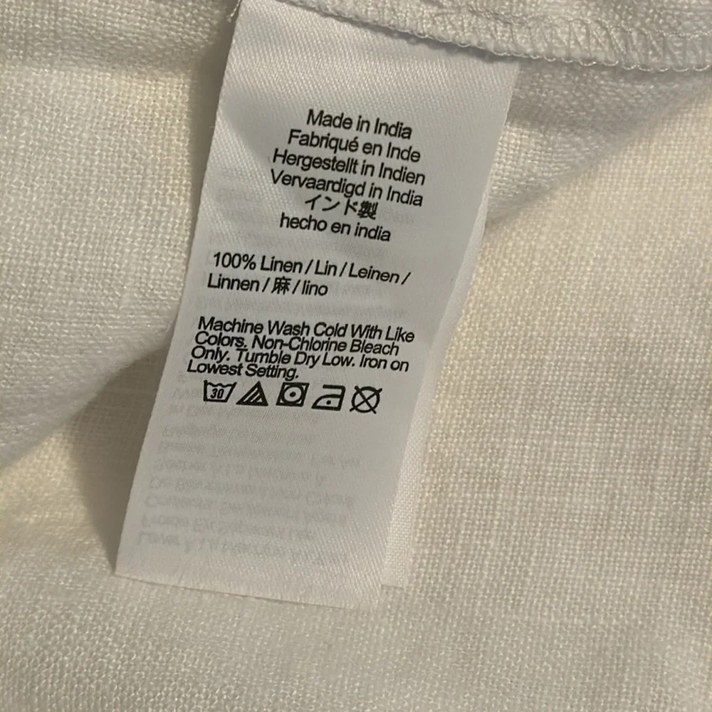 J.Crew Gamine shirtdress in linen BY826